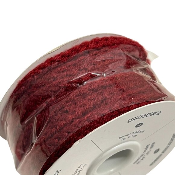 Stampin' Up! Sweetfelt Trim Ribbon Cherry Cobbler 9.1m Approx 10 Yards - Picture 1 of 3